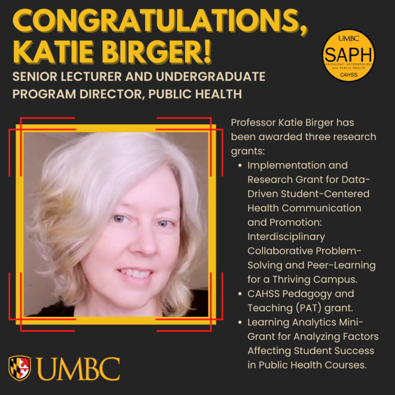 Congratulations Professor Katie Birger!