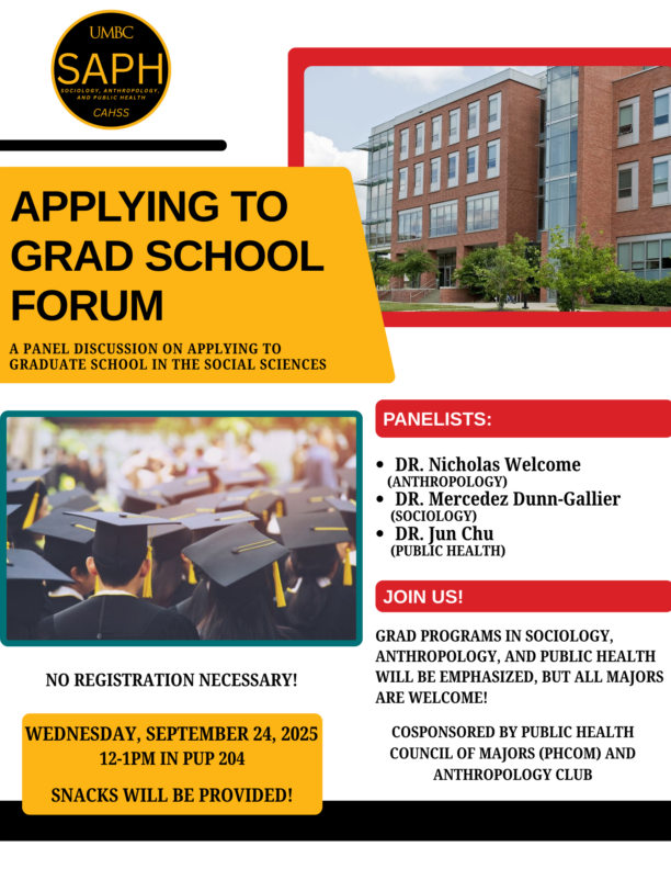 Join Us for Our Applying to Graduate School Forum!